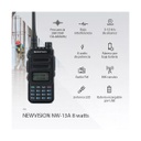 Handy Radio Walkie Talkie Newvision Bibanda 8w Vhf Uhf