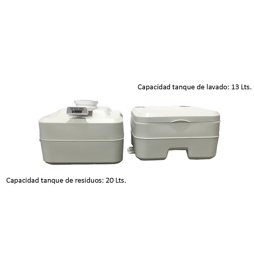 Inodoro Quimico Portatil Torque Marine 20 Lts