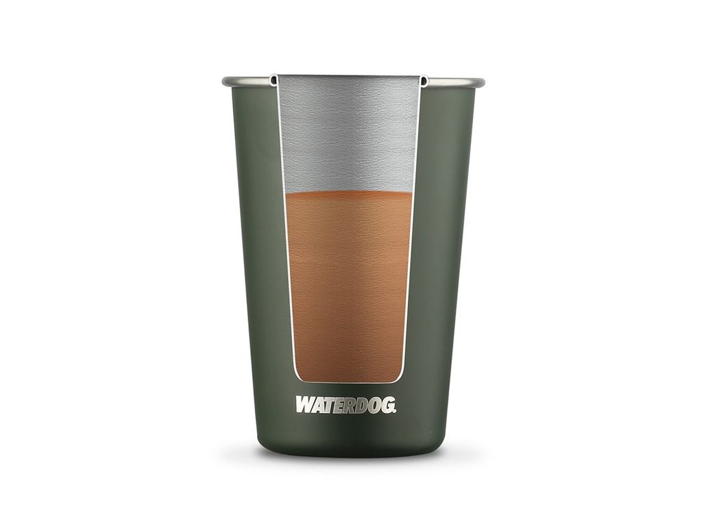 VASVaso Acero Inox Waterdog Fita 500cc Bpa Free