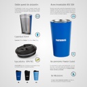 Vaso Térmico Waterdog Con Tapa Acero Inox 350ml Frio Calor