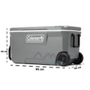 Conservadora Coleman Chest 100 Qt Con Ruedas