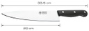 Cuchillo Gourmet Chef II Hoja Inoxidable 20 cm