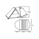 Carpa 6 Personas Doite Sunterra Xr6 Impermeabilidad 3000 Mm