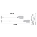 PALA BICHERO PLASTICO/ALUMINIO TELESCOPICA 1.20MTS A 1.80MTS TW