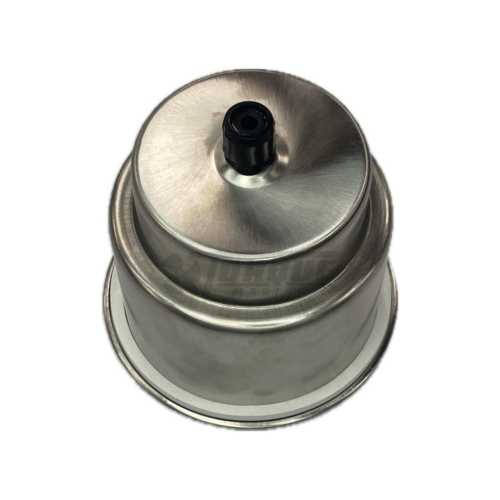 Posa Vaso De Embutir Con Drenaje Acero Inoxidable Lancha