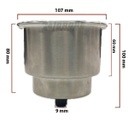 Posa Vaso De Embutir Con Drenaje Acero Inoxidable Lancha