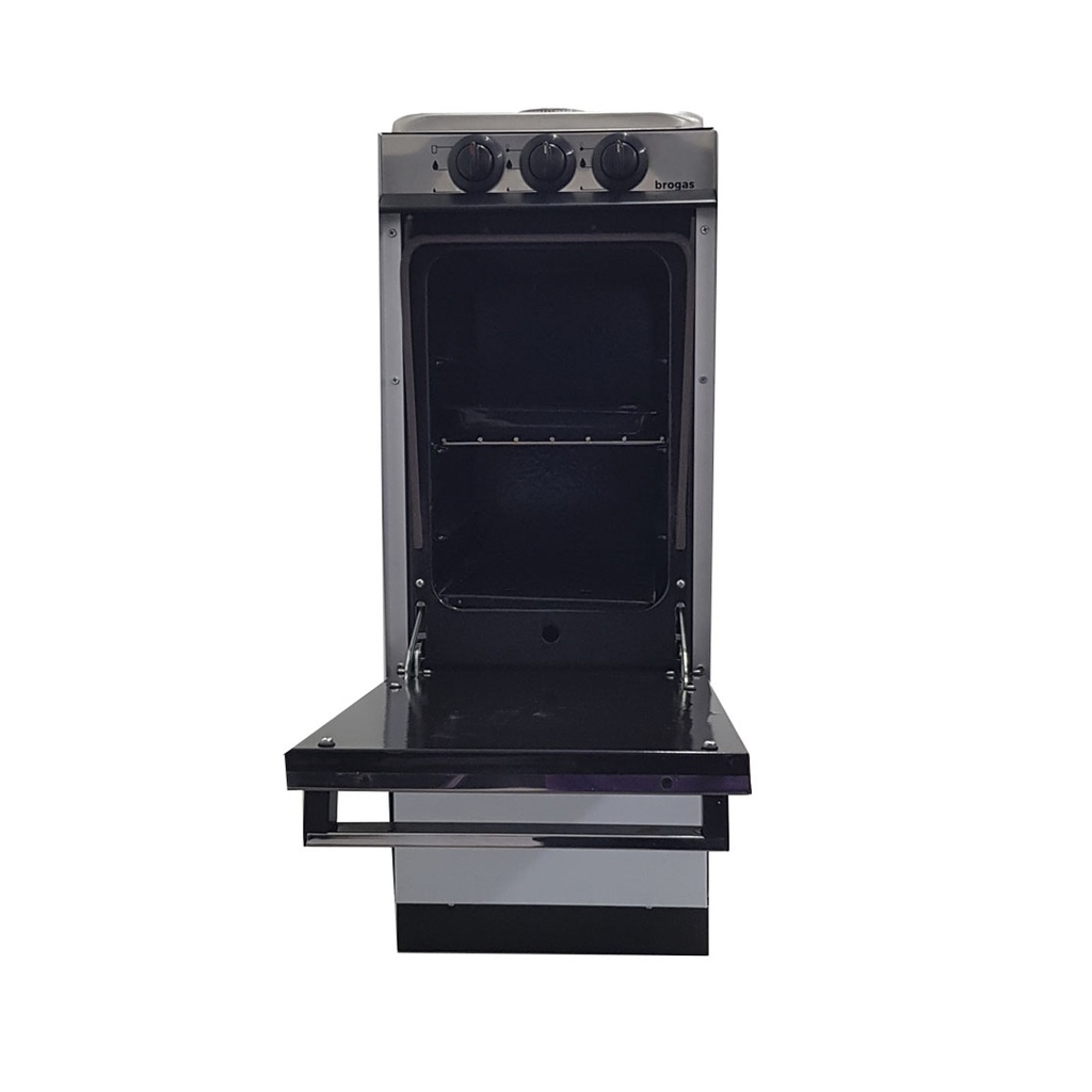 COCINA DE PIE ANGOSTA ACERO INOXIDABLE C/ TERMOCUPLA 33X58X85 GAS ENVASADO           