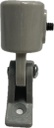 Base para capota de 22mm de polipropileno gris