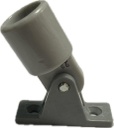 Base para capota de 22mm de polipropileno gris