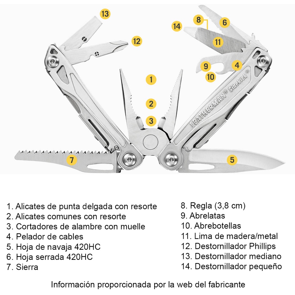 Pinza Leatherman Sidekick