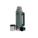 Termo Stanley Verde Clásico 1.4 Lts con Tapón Cebador Asa plegable