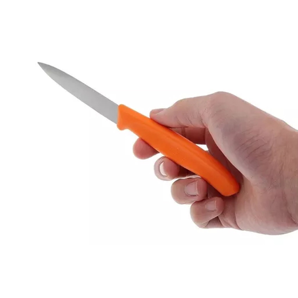 CUCHILLO 6,7606.L119B NARANJA 8CM.(X2)