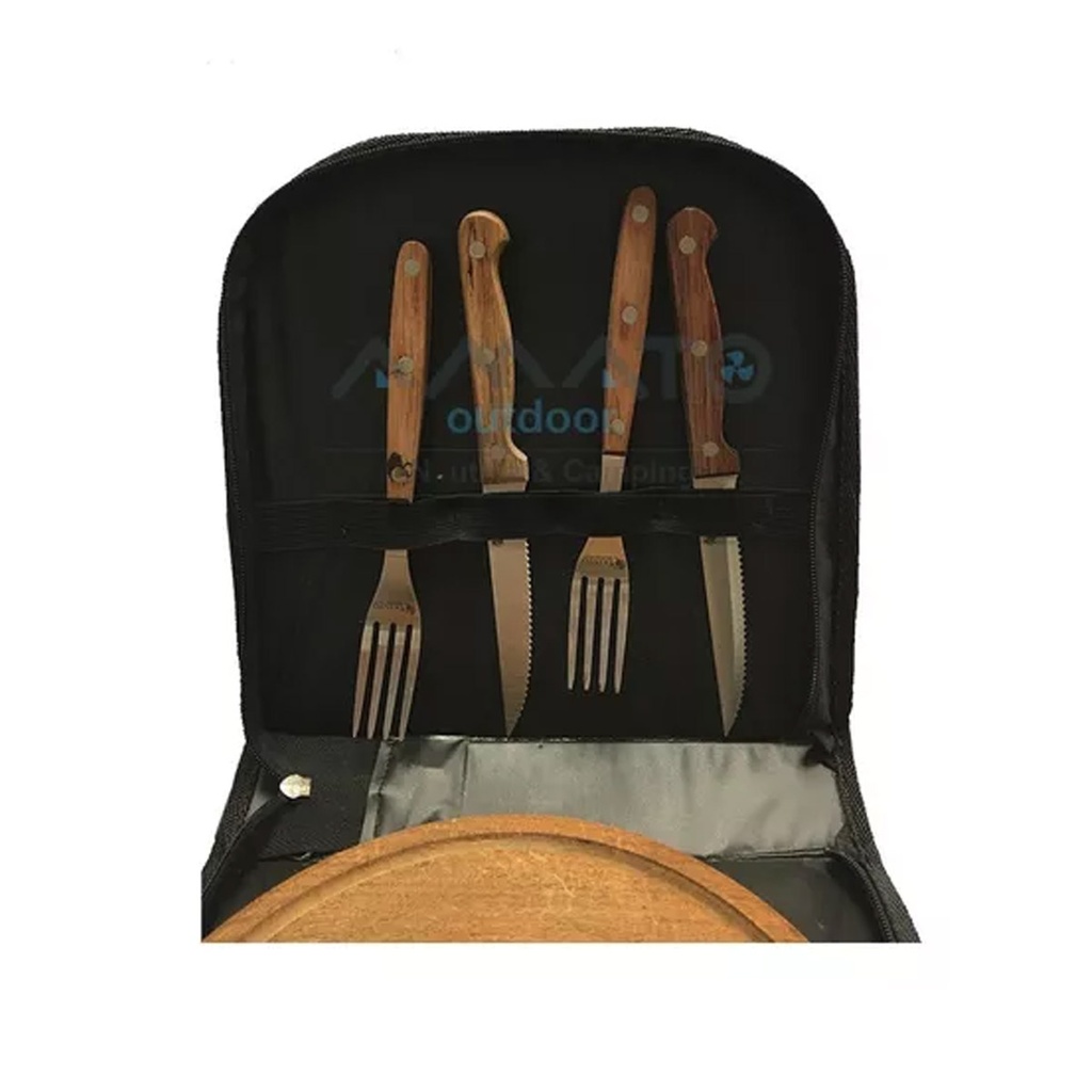 Set Asado Trento Asador Para 2 Personas