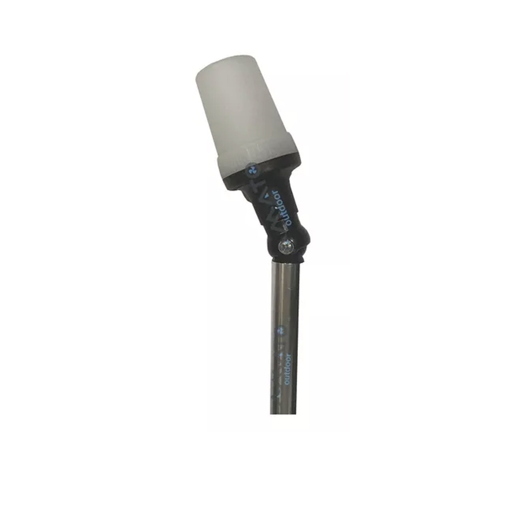 Luz Mástil Desmontable Con Base Cabeza Articulada 