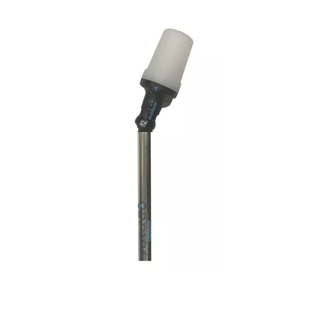 Luz Mástil Desmontable Con Base Cabeza Articulada 