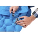 Colchoneta Inflable Aislante Ultralight Con Almohada Y Bolso Azul