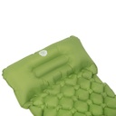 Colchoneta Inflable Aislante Ultralight Con Almohada Y Bolso Verde