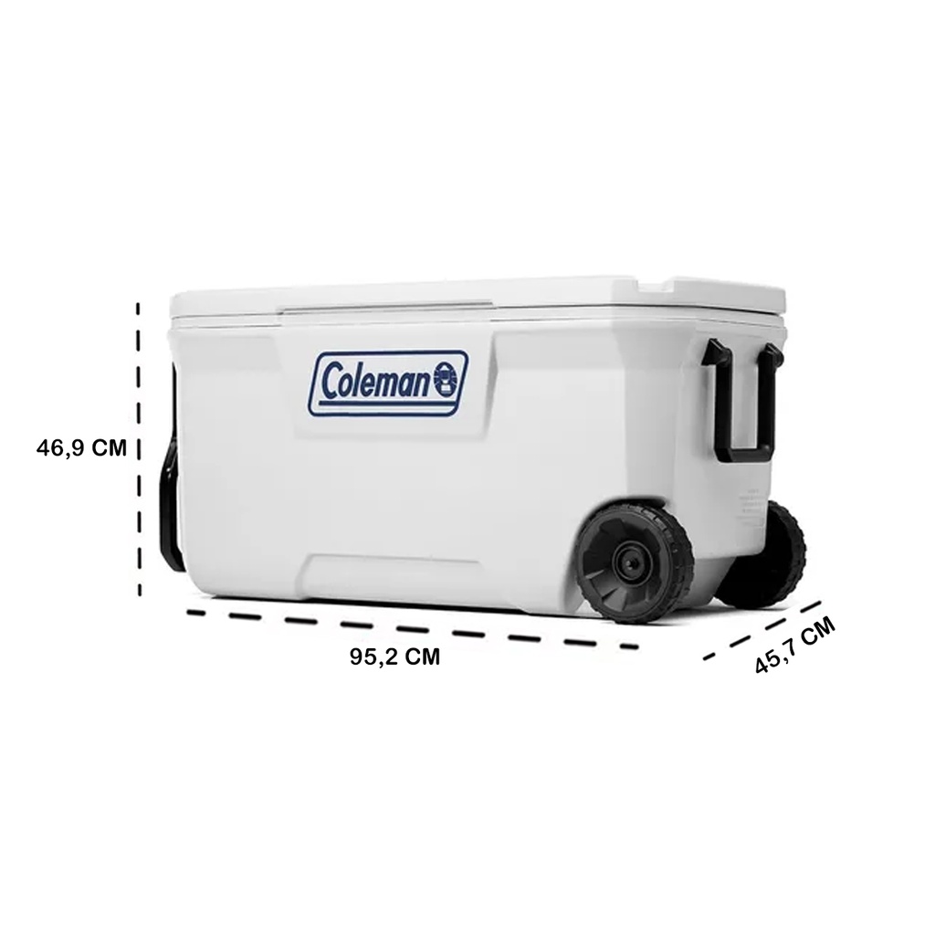 Conservadora Coleman Chest Marine 100 Qt Con Ruedas
