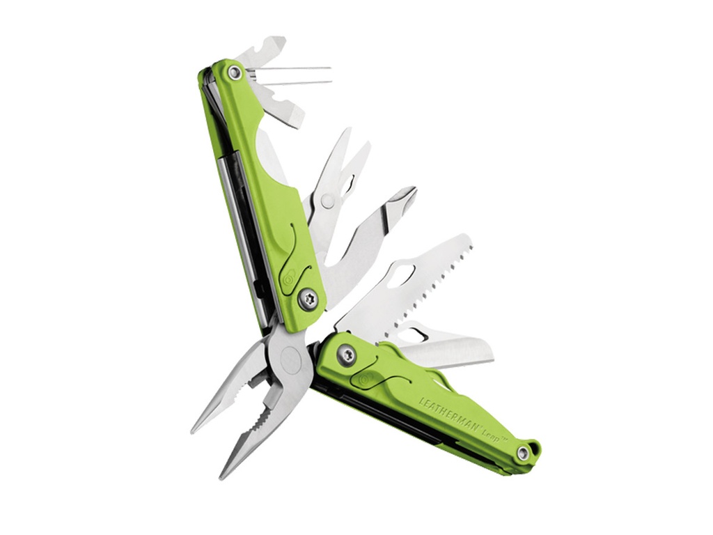 Multiherramienta Pinza Leatherman Leap 13 Usos Green 831836