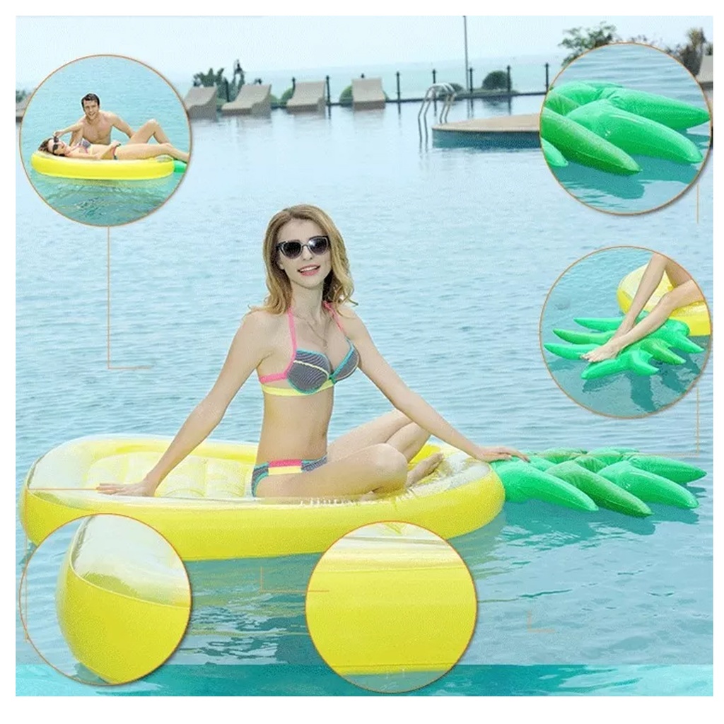Inflable De Arrastre Pileta Pneapple Poo Anana
