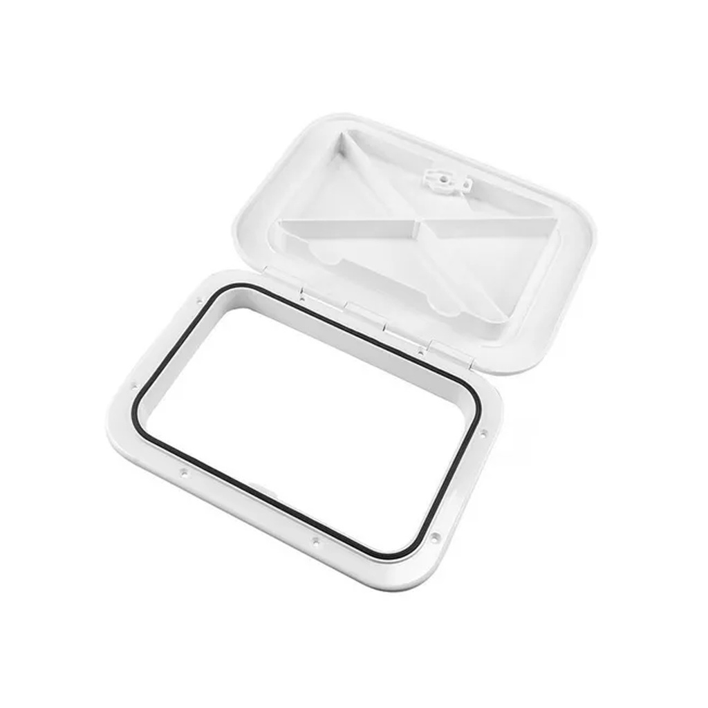 Tapa Estanco Plástica Con Manija Ext. 270x375mm Para Lancha