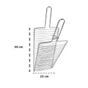 Parrilla Para Pescado Cromada Spinit Con Funda 60x25