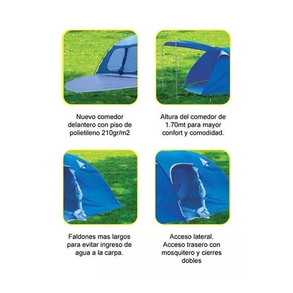 Carpa Familiar Bamboo Caravan VI 6 Personas