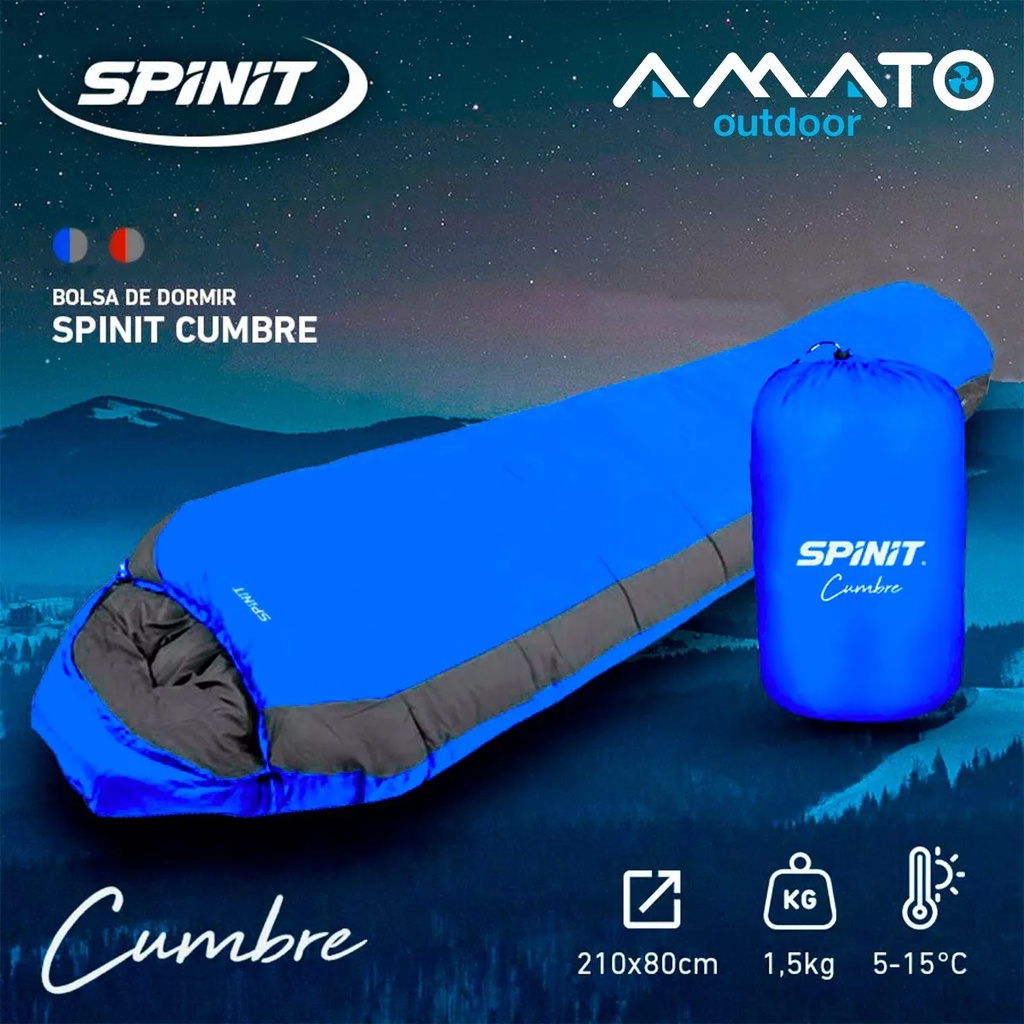 Bolsa De Dormir Spinit Cumbre - Rango Térmico  -5°c
