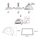 Carpa Playera Autoarmable Automática Spinit Playa2