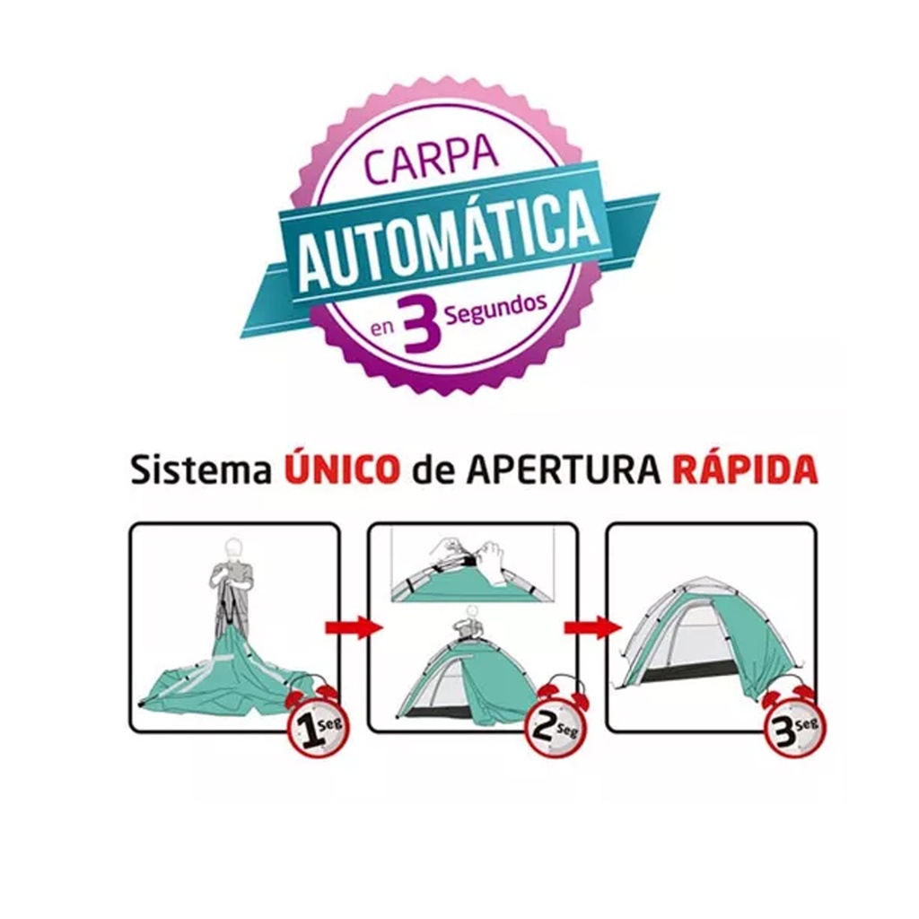 Carpa Playera Autoarmable Armado Automatica Beach Summer