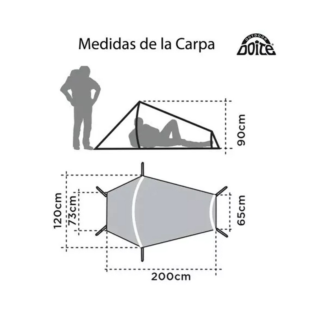 Carpa Doite Zolo Especial Duraluminio 5000 Mm