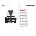 Chaleco Salvavidas Aquafloat Ski Moto De Agua 4 Cinturones Talle 16