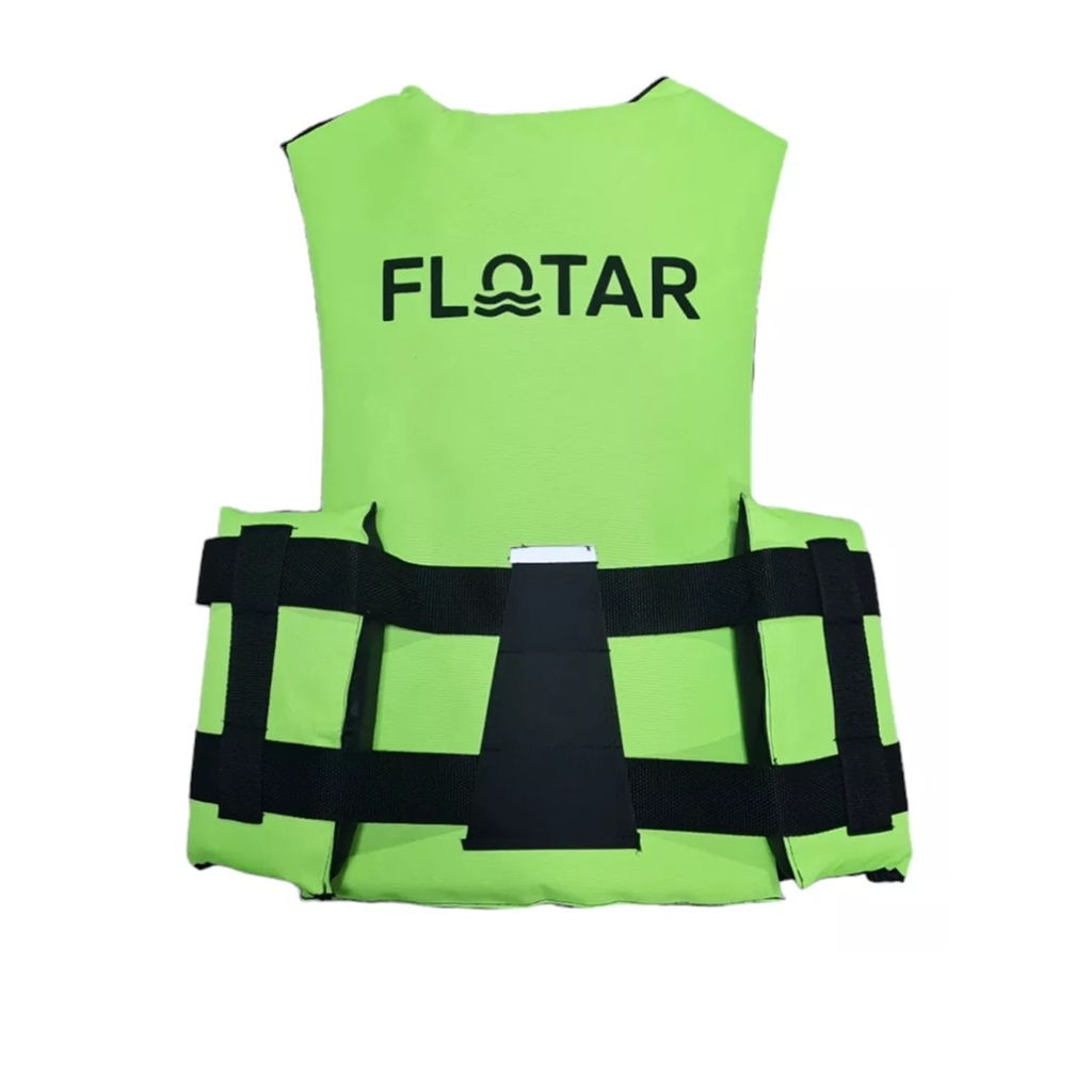 Chaleco Salvavidas Ski Flotar Verde Fluor Talle M