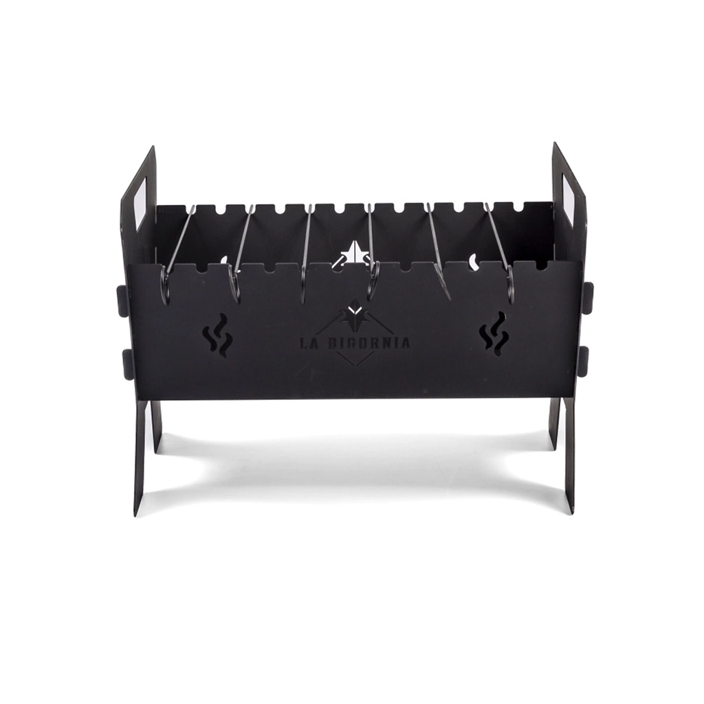 Brochetera Pinchos Leña O Carbon Desmontable