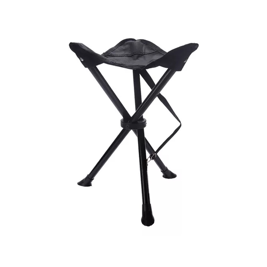 BANQUETA PLEGABLE ART C1800 3 PATAS POLIESTER NEGRO