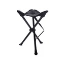 BANQUETA PLEGABLE ART C1800 3 PATAS POLIESTER NEGRO