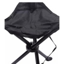 BANQUETA PLEGABLE ART C1800 3 PATAS POLIESTER NEGRO