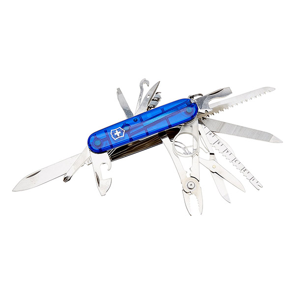 Cortaplumas Victorinox Swiss Champ Azul Transparente 33 Usos