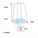 Carpa Baño Cambiador Vestidor C Inodoro Quimico 10l+ Liquido