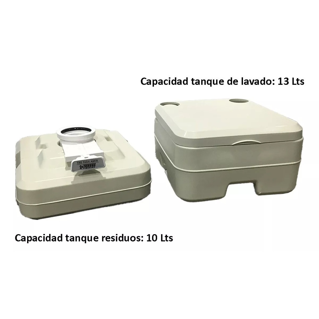 Carpa Baño Cambiador Vestidor C Inodoro Quimico 10l+ Liquido