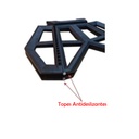 BANCO PLEGABLE ALTO SERIE 2 NEGRO
