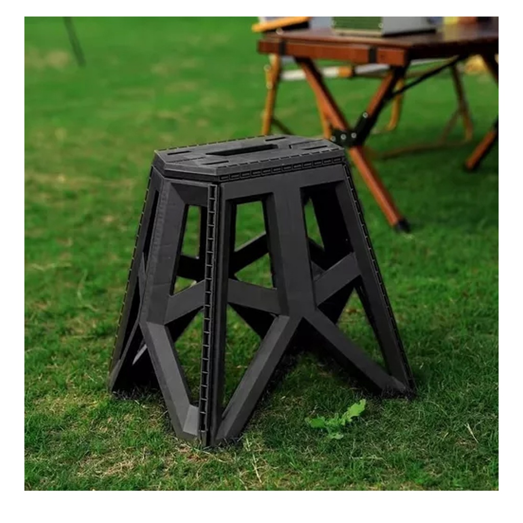 BANCO PLEGABLE ALTO SERIE 2 NEGRO