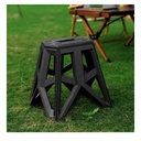 BANCO PLEGABLE ALTO SERIE 2 NEGRO