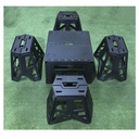 Mesa Plegable Camping Plástico Portatil Camping Con Bancos