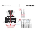 Chaleco Salvavidas Aquafloat Ski Niño Con Cuello Estampado Talle 03 Línea Nueva