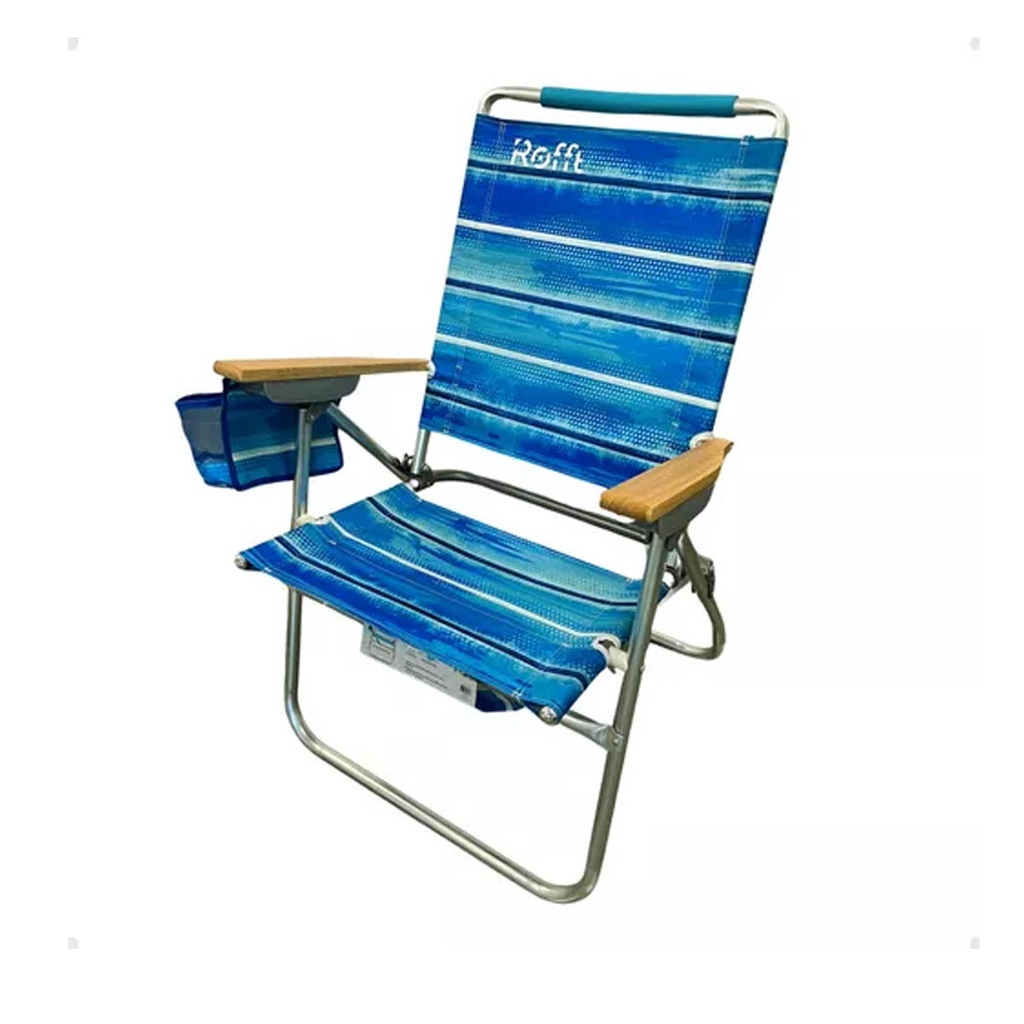 Reposera Sillon Playera Aluminio Reclinable Jardin 7 Posiciones