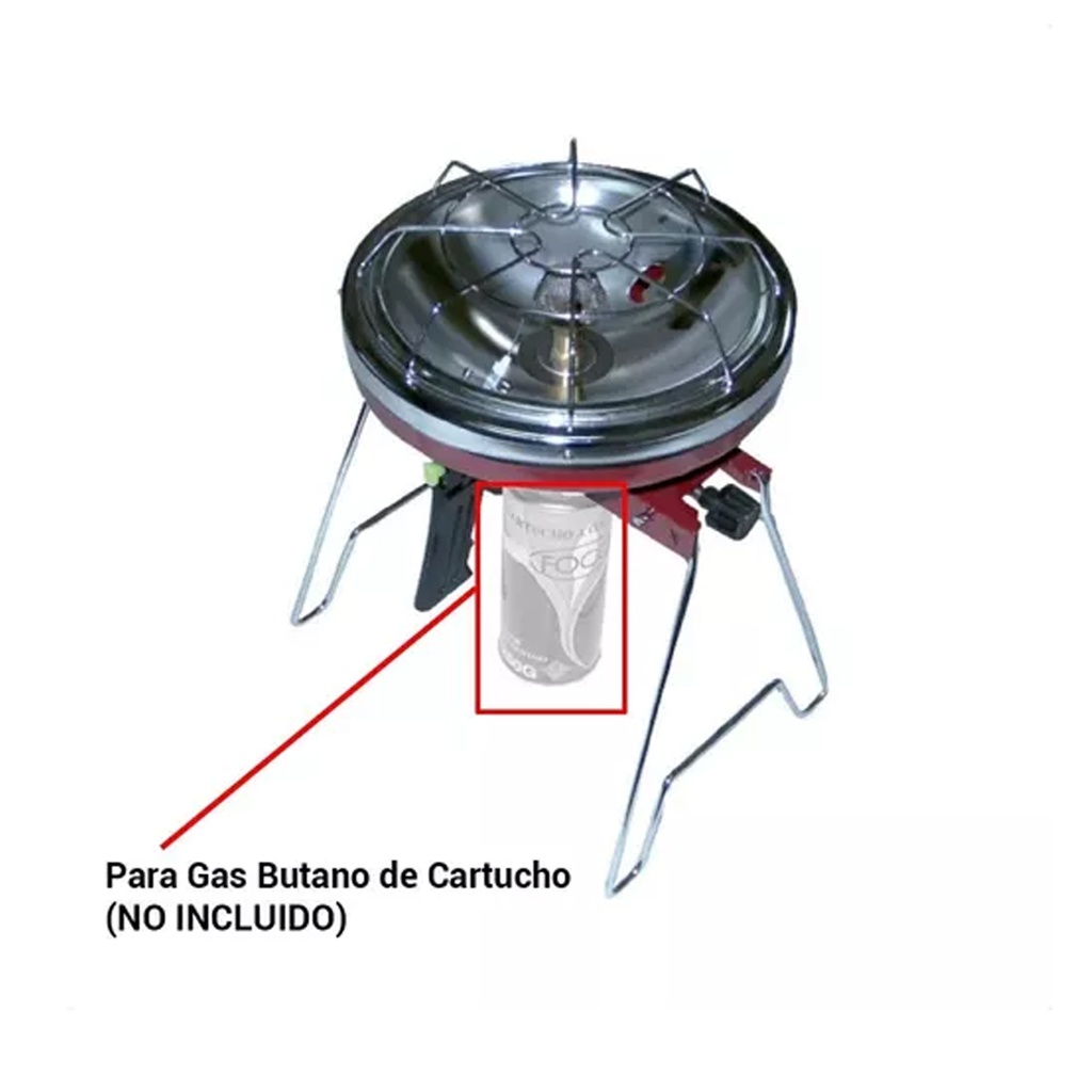 PANTALLA A CARTUCHO FOCO CALENTADOR PORTATIL C/ENCENDIDO
