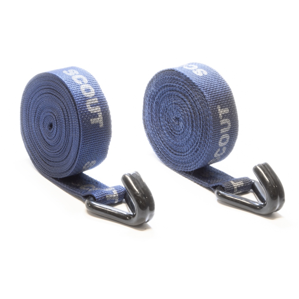 Juego de tensores con gancho y crique 38mm (1.5″)x5mts 