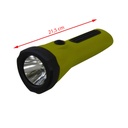 Linterna 2D plastica con led 