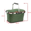Canasta Térmica 23 Lts Plegable Picnic Camping 